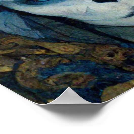 アイスウィッチファンタジーSFアート ポスター (角)