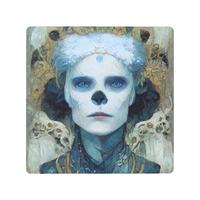 アイスウィッチ3ファンタジーSci-Fi メタルプリント (正面)