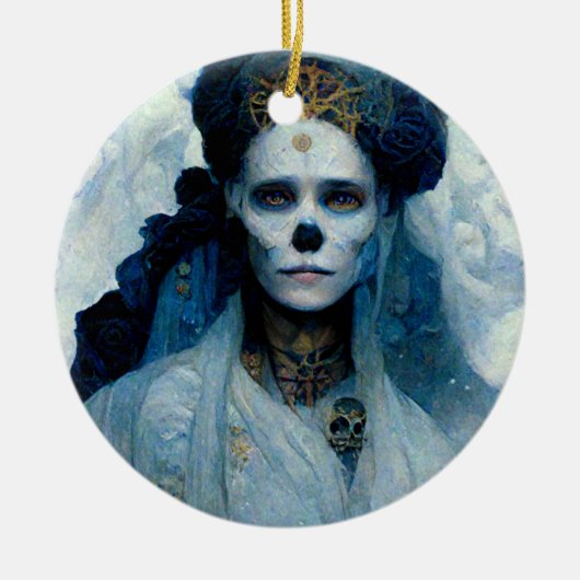 アイスウィッチ4ファンタジーSci-Fi セラミックオーナメント (正面)