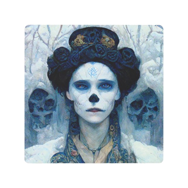 アイスウィッチ5ファンタジーSci-Fi メタルプリント (正面)