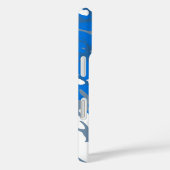 アイスウォーターブルー迷彩柄電話ケース Case-Mate iPhoneケース (裏面 / 右)