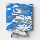 アイスウォーターブルー迷彩柄飲料コージー 缶クーラー (裏面)