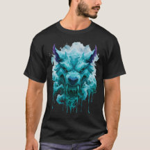 アイスウルフグラフィックTシャツ