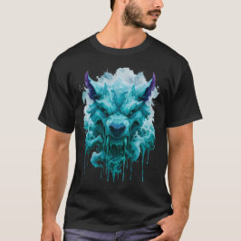 アイスウルフグラフィックTシャツ Tシャツ