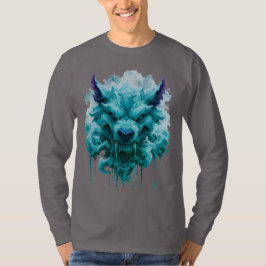 アイスウルフファンタジーロングスリーブ Tシャツ