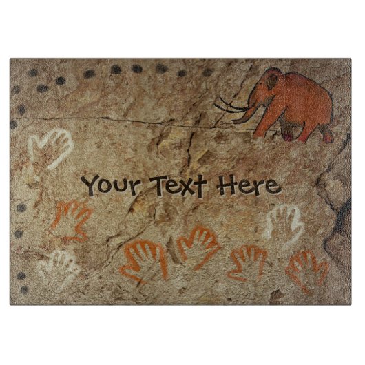 アイスエイジケーブアート カッティングボード (正面)