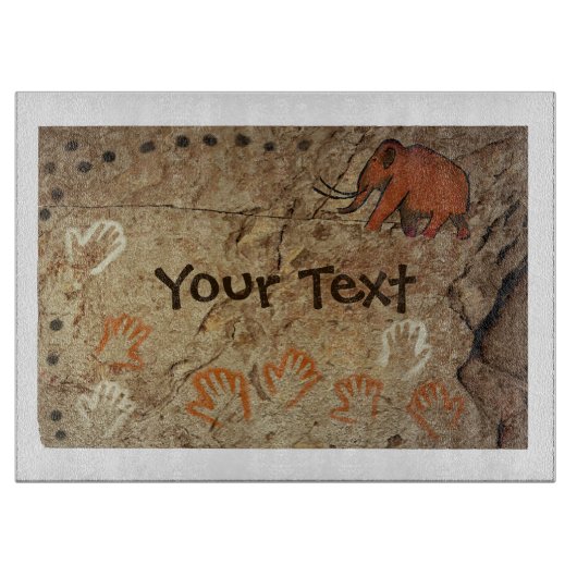 アイスエイジケーブアート カッティングボード (正面)