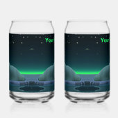 アイスエッジポーラクマ – アラスカ ガラス缶 (左)