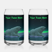 アイスエッジポーラクマ – アラスカ ガラス缶 (裏面)