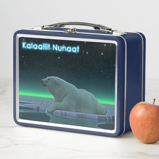 アイスエッジポーラクマ – グリーンランド メタルランチボックス (インサイチュ)