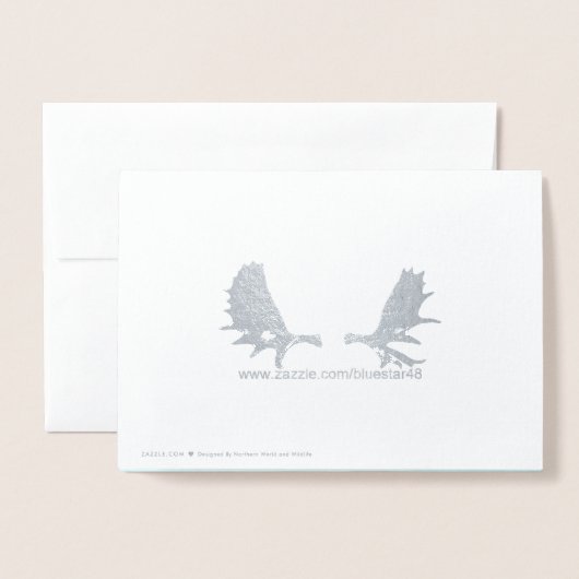 アイスエッジポーラクマ – シーズンの挨拶 箔カード (裏面封筒付き)