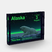 アイスエッジポーラベアスタンプ フォトブロック (左)