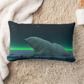 アイスエッジポーラベア装飾用クッション ランバークッション (ブランケット)