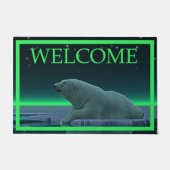 アイスエッジポーラベア – ようこそ ドアマット (正面)