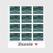 アイスエッジポーラベア – アラスカ切手 シール (シート)