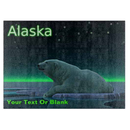 アイスエッジポーラベア カッティングボード (正面)