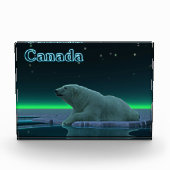 アイスエッジポーラベア – カナダ フォトブロック (正面)