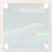 アイスエッジポーラベア ガラスコースター (裏面)