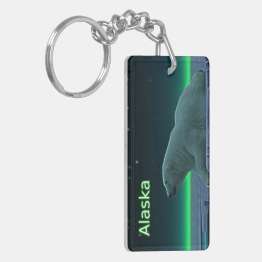 アイスエッジポーラベア キーホルダー (正面左)