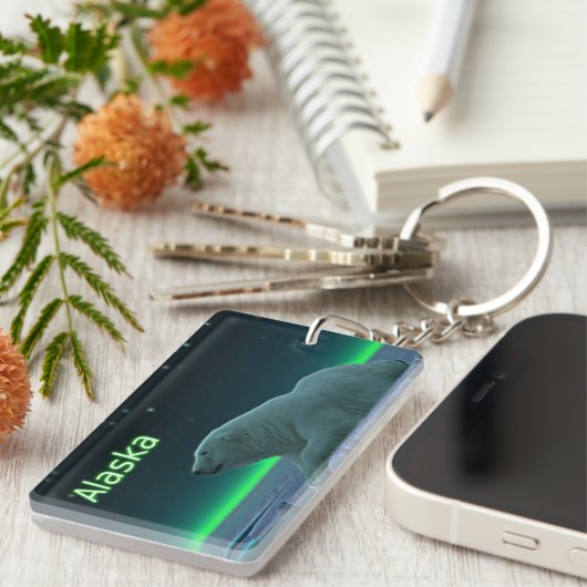 アイスエッジポーラベア キーホルダー (正面右)