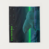 アイスエッジポーラベア タペストリー (正面)