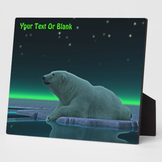 アイスエッジポーラベア フォトプラーク (側面)