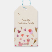 アイスエレガントクリームコーンユニークレトロインスパイア- ギフトタグ (裏面)