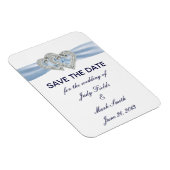 アイスカスタムブルーハートの日付磁石を保存 マグネット (右側)