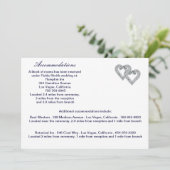 アイスカスタムブルーハートエンクロージャカード 招待状 (スタンド正面)