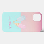 アイスカッコいいカラフルクリームコーン大好き Case-Mate iPhoneケース (裏面 (横))