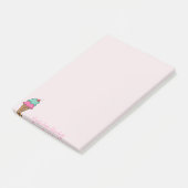 アイスカッコいいカラフルクリームコーン – パーソナライズされた ポストイット (アングル)