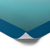 アイスカッコいいブルーウォーター溶解アイチクルズゼン引用文 ポスター (角)