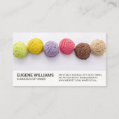 アイスカラフルクリームのスクープ 名刺 (裏面)