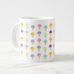 アイスカラフルクリームコーン ジャンボコーヒーマグカップ<br><div class="desc">アイスカラフルクリームコーンのジャンボコーヒーマグ。おもしろいマグカップのかわいいカラフルアイスクリームコーンのパターン。</div>