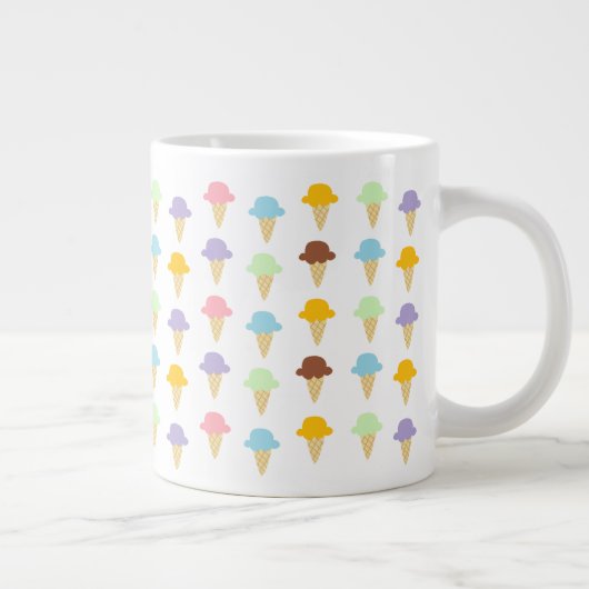 アイスカラフルクリームコーン ジャンボコーヒーマグカップ (右)