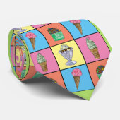 アイスカラフルクリームネックタイ ネクタイ (ロール)