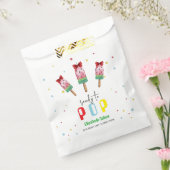 アイスカラフルクリームベビーポップ・アートのシャワー準備 フェイバーバッグ (封をした状態)