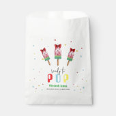 アイスカラフルクリームベビーポップ・アートのシャワー準備 フェイバーバッグ (正面)