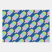 アイスカラフルクリームポピクル包装紙シート ラッピングペーパーシート (正面2)