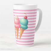 アイスカラフルクリーム カフェラテマグ (右アングル)