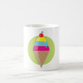 アイスカラフルクリーム コーヒーマグカップ (中央)