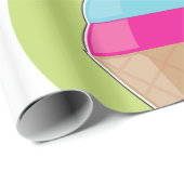 アイスカラフルクリーム ラッピングペーパー (ロールコーナー)