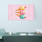 アイスカラフルクリーム 横断幕 (トレードショー)