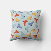 アイスカラフルスケート冬のパターン クッション (裏面)