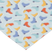 アイスカラフルスケート冬のパターン テーブルクロス (アングル)