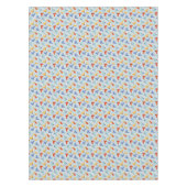 アイスカラフルスケート冬のパターン テーブルクロス (正面)