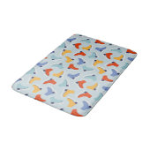 アイスカラフルスケート冬のパターン バスマット (アングル)