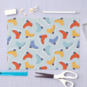 アイスカラフルスケート冬のパターン 薄葉紙 (クラフト)