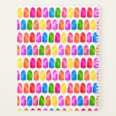 アイスカラフルロリーパターン プランナー手帳 (裏面)