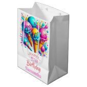 アイスガーリークリーム誕生日パーティー ミディアムペーパーバッグ (正面アングル)
